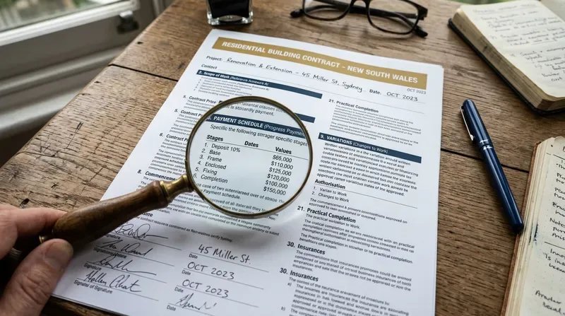 Key Elements of Renovation Contracts in NSW: Key Clauses You Should Understand
