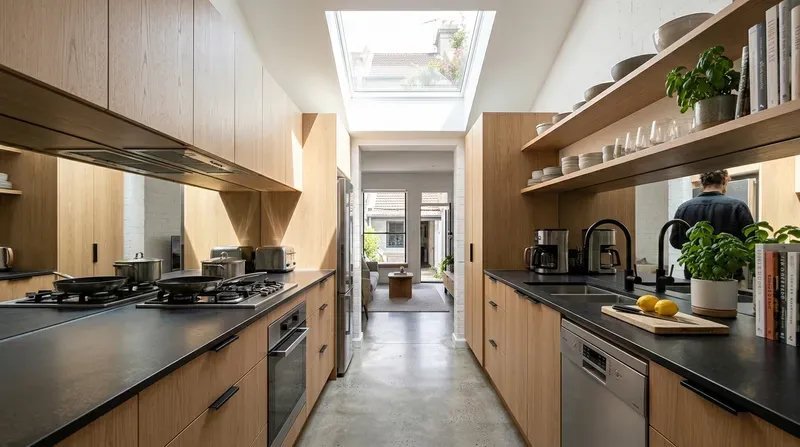 The Galley Kitchen: The Inner-City Terrace Solution