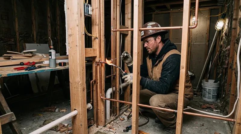 Phase 2 & 3: Demolition, Structural Prep, and Rough-Ins